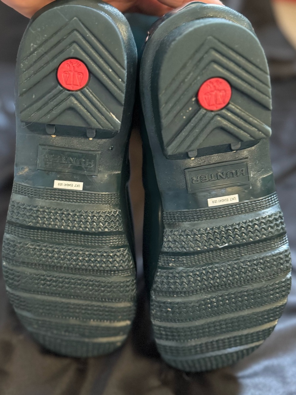 Hunter Gloss Tall Rain Boots in Forest Green - Picture 5 of 8